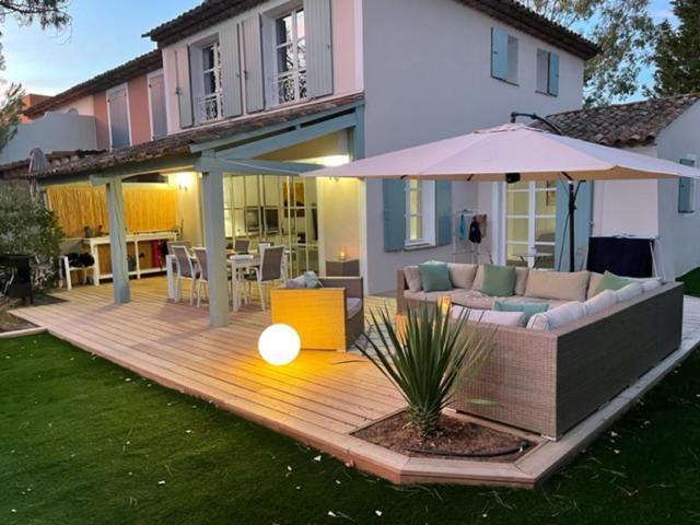 Les Restanques Maison Du Lac 4 Chambres Grimaud Exteriér fotografie